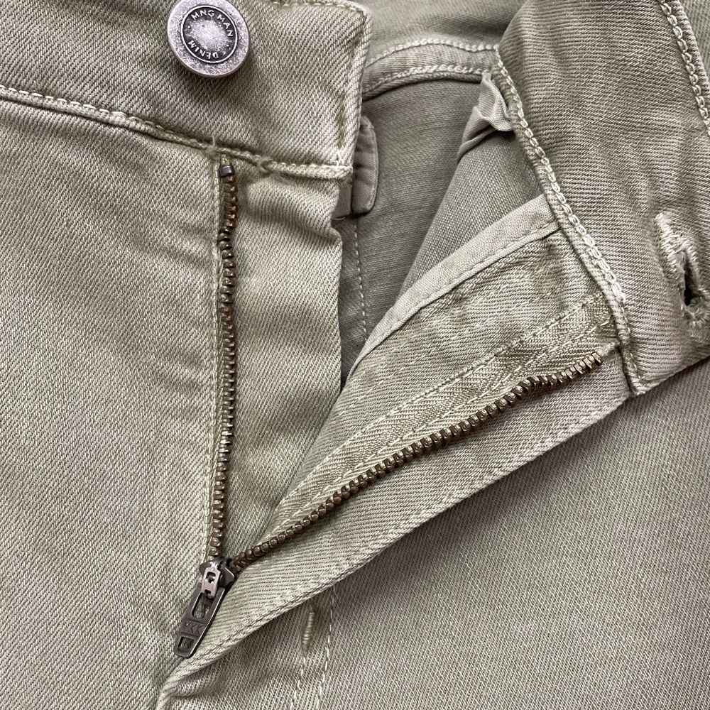 MANGO MNG Green Skinny Fit Jeans Men Size 30 - Picture 2 of 10
